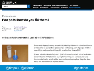 #gdsteam@timpaul @cjforms
 