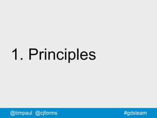 #gdsteam@timpaul @cjforms
1. Principles
 
