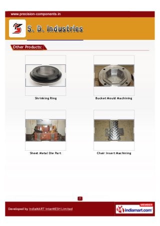 Other Products:
Shrinking Ring Bucket Mould Machining
Sheet Metal Die Part Chair Insert Machining
 