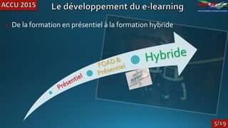 De la formation en présentiel à la formation hybride
 
