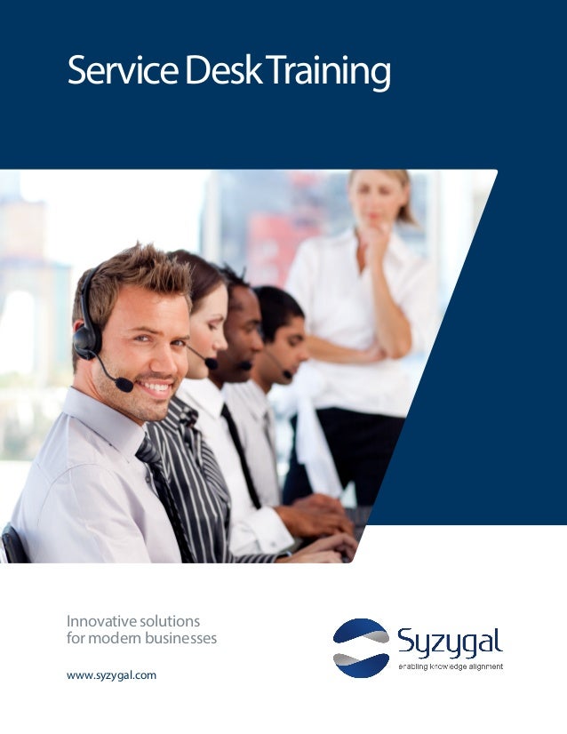 Service Desk Institute Training In Dubai Syzygal