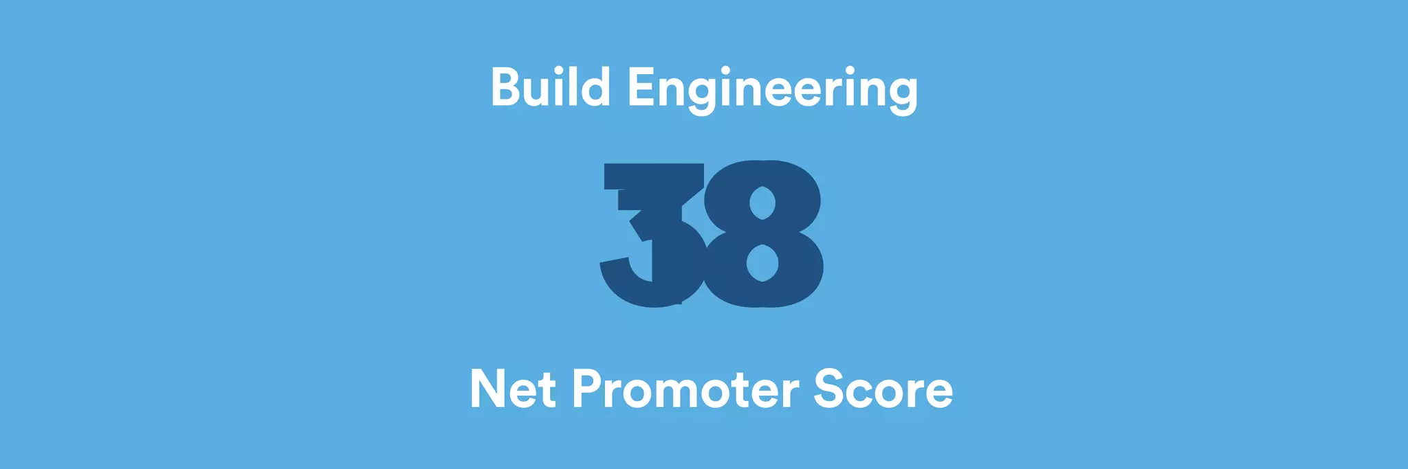 Build 38 
18 
Engineering Net Promoter Score 
 