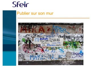 Publier sur son mur
 