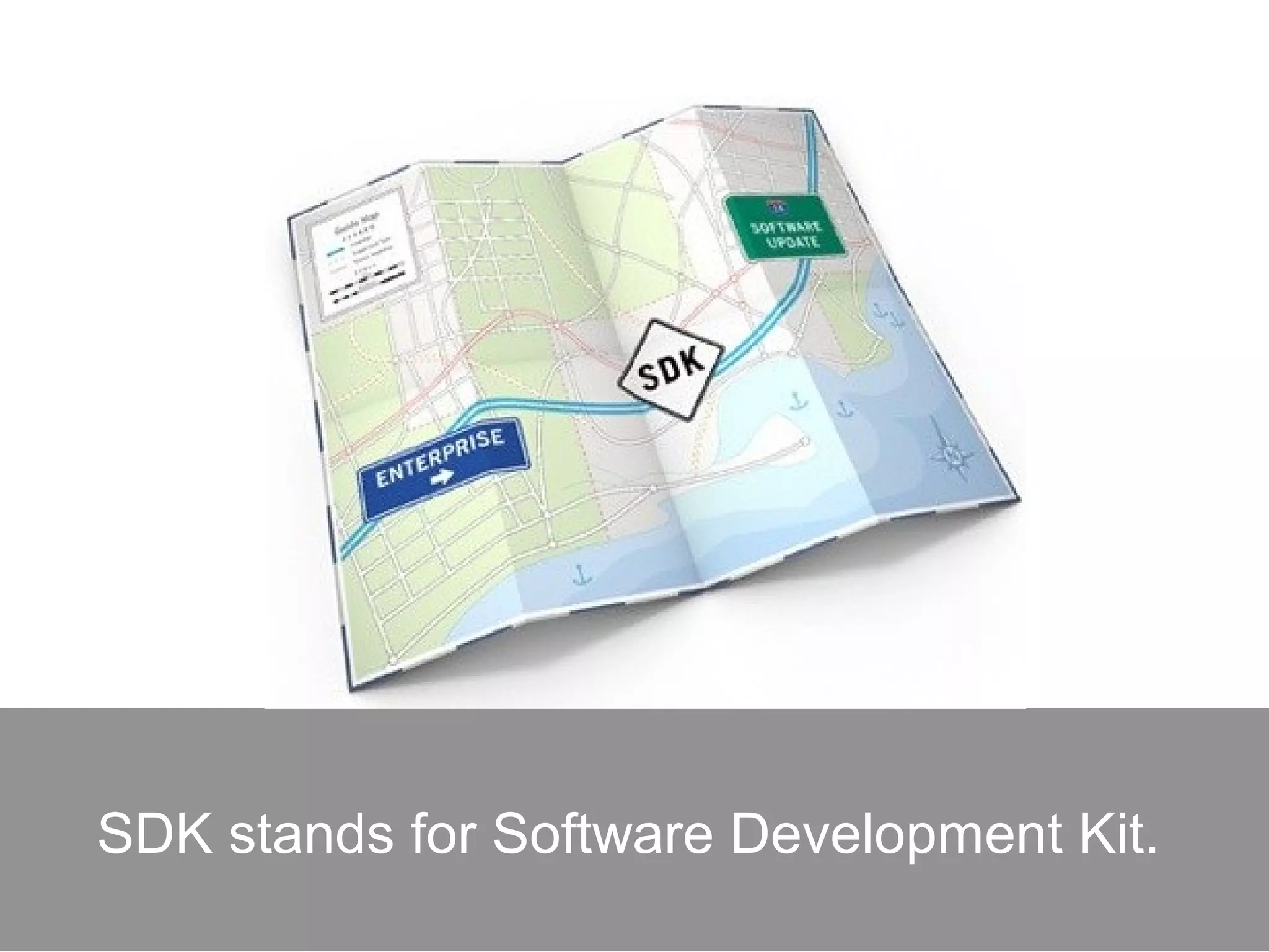 SDK stands for Software Development Kit.
 