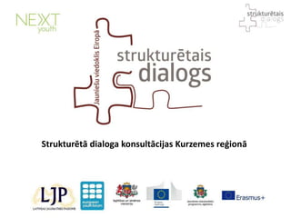 Strukturētā dialoga konsultācijas Kurzemes reģionā
 