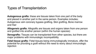 GVHD & transplantation | PPTX