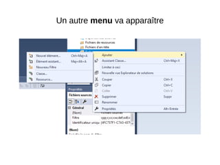 Un autre menu va apparaître
 