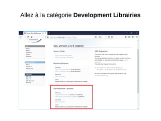 Allez à la catégorie Development Librairies
 