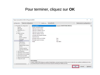 Pour terminer, cliquez sur OK
 