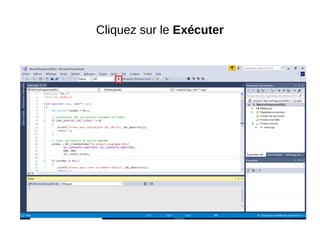 Cliquez sur le Exécuter
 