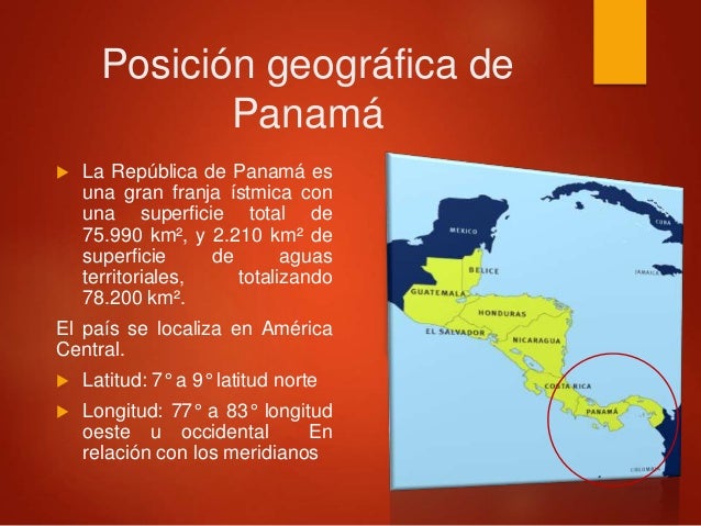 Posicion Geografica De Panama - 