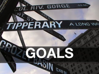 ..............................................................................................................

                           GOALS
..............................................................................................................
 