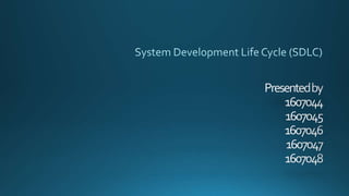 System Development Life Cycle For The Cresent Jute Mill