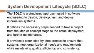 Comprehensive Guide to System Development Lifecycle (SDLC) Phases and ...