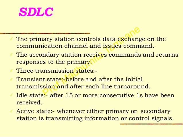 Data Link Synchronous Protocols - SDLC, HDLC