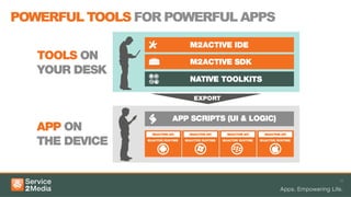 15
POWERFUL TOOLS FOR POWERFUL APPS
 