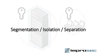 Segmentation / Isolation / Separation
 