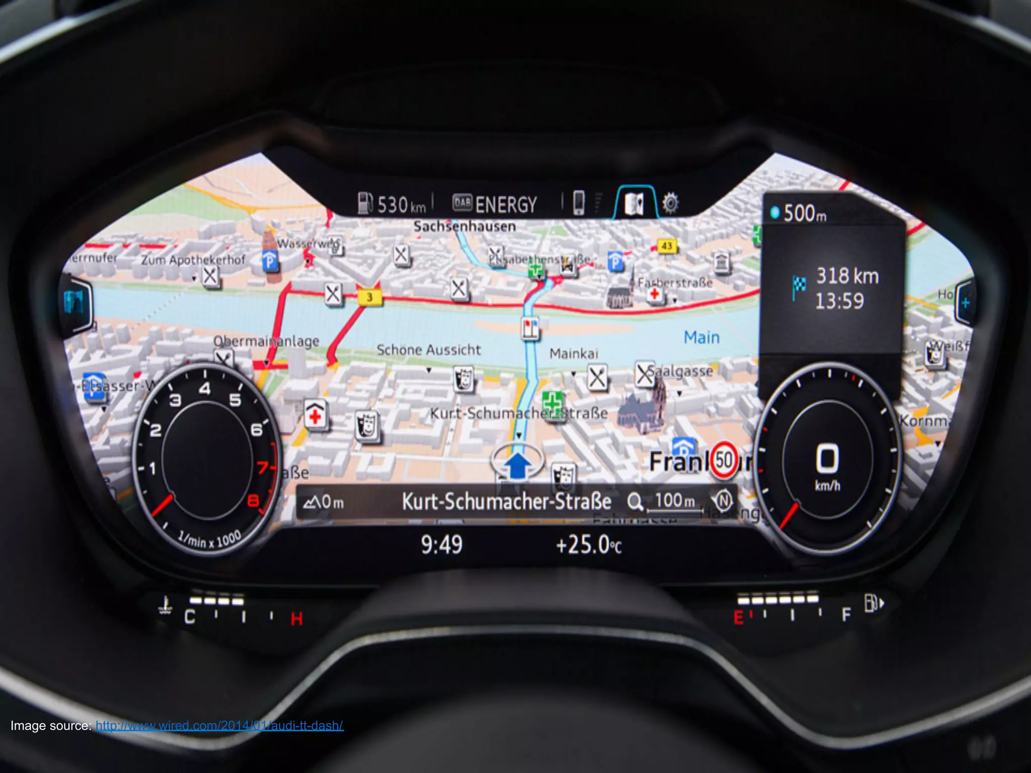 © 2014 Forrester Research, Inc. Reproduction Prohibited 
Image source: http://www.wired.com/2014/01/audi-tt-dash/ 
 