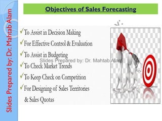 Slides
Prepared
by:
Dr.
Mahtab
Alam Objectives of Sales Forecasting
 