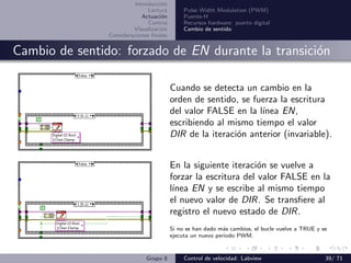 Control de velocidad de un motor CC: NI Labview | PDF