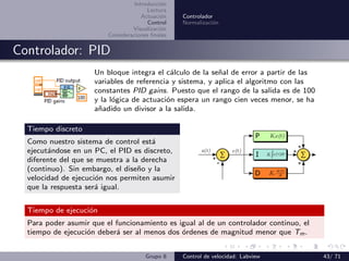 Control de velocidad de un motor CC: NI Labview | PDF