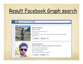 Result Facebook Graph search

 
