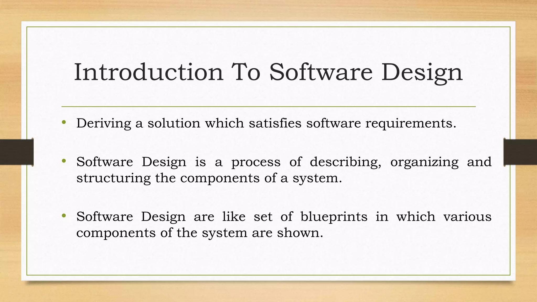 Software Design Methodologies and Testing | PPTX