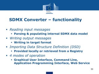 2016 SDMX Experts meeting, How to collect data using SDMX? Hubertus ...
