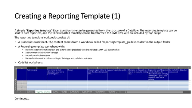 SDMX Matrix Generator User Guide.pptx presentation | PPT