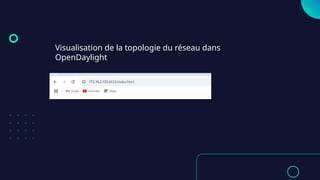 Visualisation de la topologie du réseau dans
OpenDaylight
 