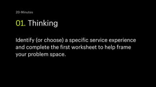 Introduction to Service Design Thinking & Doing