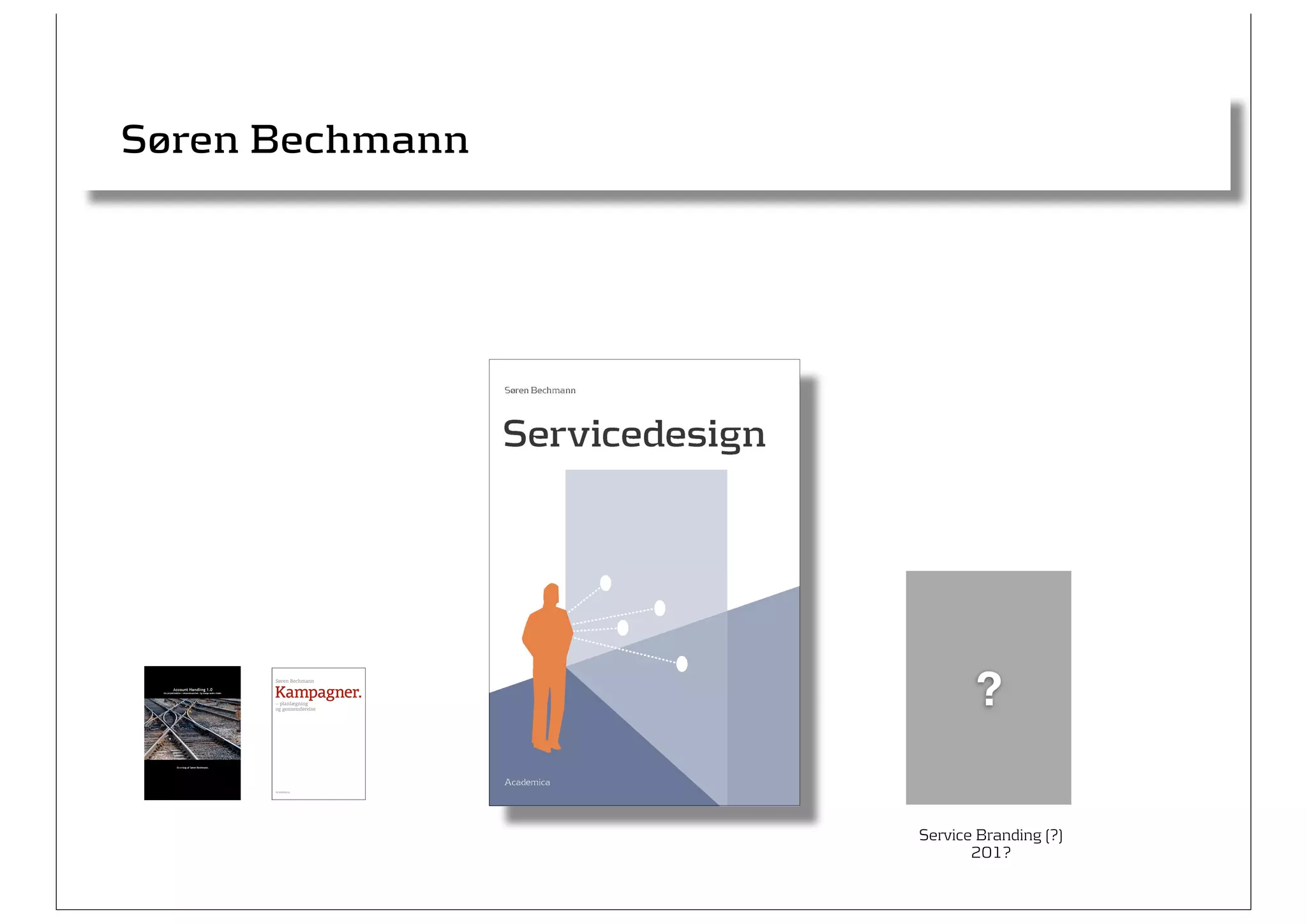 Søren Bechmann




                                                                                                       Søren Bechmann



                                                                                                                                 ?
  At planlægge og gennemføre en kom-
                                            Søren Bechmann Kampagner. _ planlægning og gennemførelse




  munikationskampagne er ikke nogen
  eksakt videnskab. Der ﬁndes ﬂere veje
  fra start og frem til målet. Men da
  centrale dele af kampagneudvikling
  medfører kreative processer, der
  langt hen ad vejen på ingen måde kan
  hverken styres eller sættes på formler,
  stiger kravene til den del af forløbet,                                                              – planlægning
  der netop kan struktureres.
                                                                                                       og gennemførelse
  “Kampagner. Planlægning og gennem-
  førelse” bevæger sig på en overskuelig
  måde med processen fra opsanling af
  en brieﬁng fra en kunde og forbere-
  delse, over forberedelse, planning,
  budskabsudformning, kampagneudar-
  bejdelse og præsentation, til godken-
  delse, færdiggørelse, implementering,
  opfølgning og evaluering.


  Bogen tager læseren gennem forløbet
  via nogle nogle enkle modeller og
  indeholder desuden en række check-
  lister, der processen yderligere over-
  skuelig og tilgængelig for alle der
  arbejder med kampagneplanlægning i
  både teori og praksis.


  “Kampagner. Planlægning og gennem-
  førelse” er skrevet af Søren Bechmann,
  der har en lang karriere i reklame-
  branchen bag sig.




                                                                                                       Academica




                                                                                                                          Service Branding (?)
                                                                                                                                 201?
 