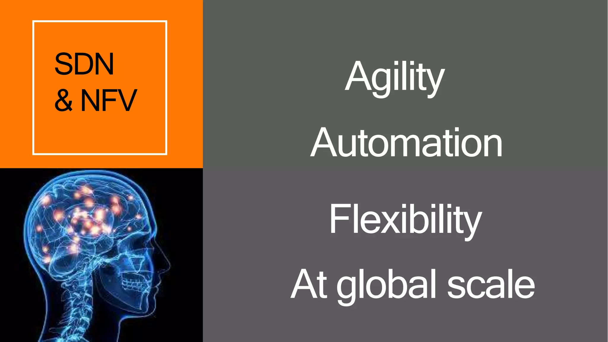 4 Orange Restricted
SDN
& NFV
Agility
Flexibility
Automation
At global scale
 