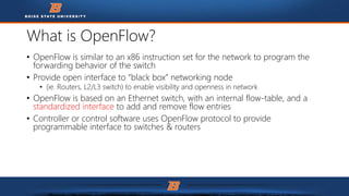 Software Defined networking (SDN) | PPTX