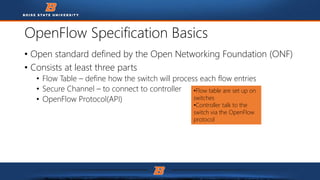 Software Defined networking (SDN) | PPTX