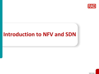 Non-Fluff Software Defined Networking, Network Function Virtualization ...