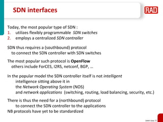 Non-Fluff Software Defined Networking, Network Function Virtualization ...