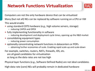 Non-Fluff Software Defined Networking, Network Function Virtualization ...