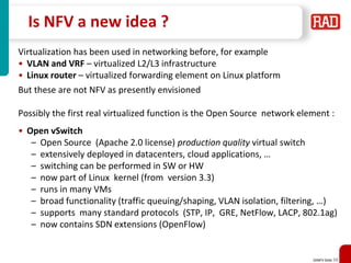 Non-Fluff Software Defined Networking, Network Function Virtualization ...