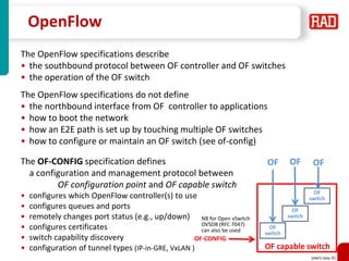 Non-Fluff Software Defined Networking, Network Function Virtualization ...