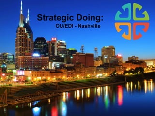 Strategic Doing:
OU/EDI - Nashville
 