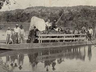 White River Ferry at Norfork, Arkansas, circa 1900
 