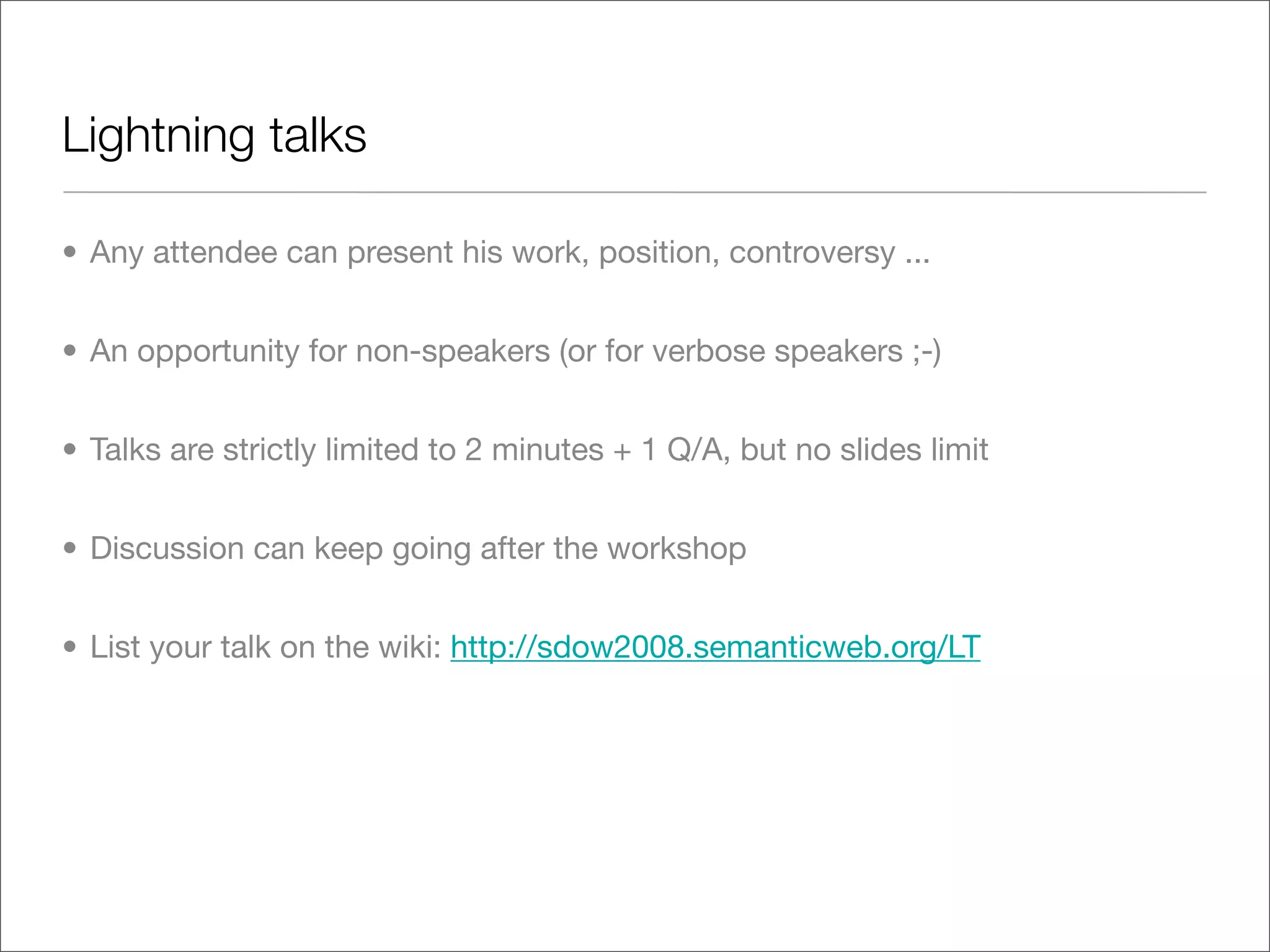 Social Data on the Web 2008