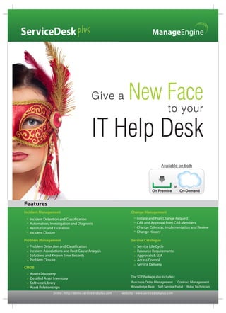 ServiceDesk Plus Brochure