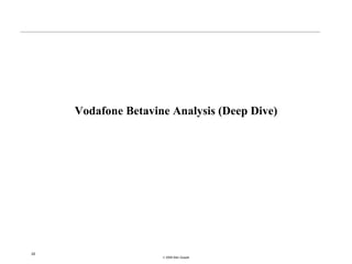 Vodafone Betavine Analysis (Deep Dive)




20
                     © 2008 Alan Quayle
 
