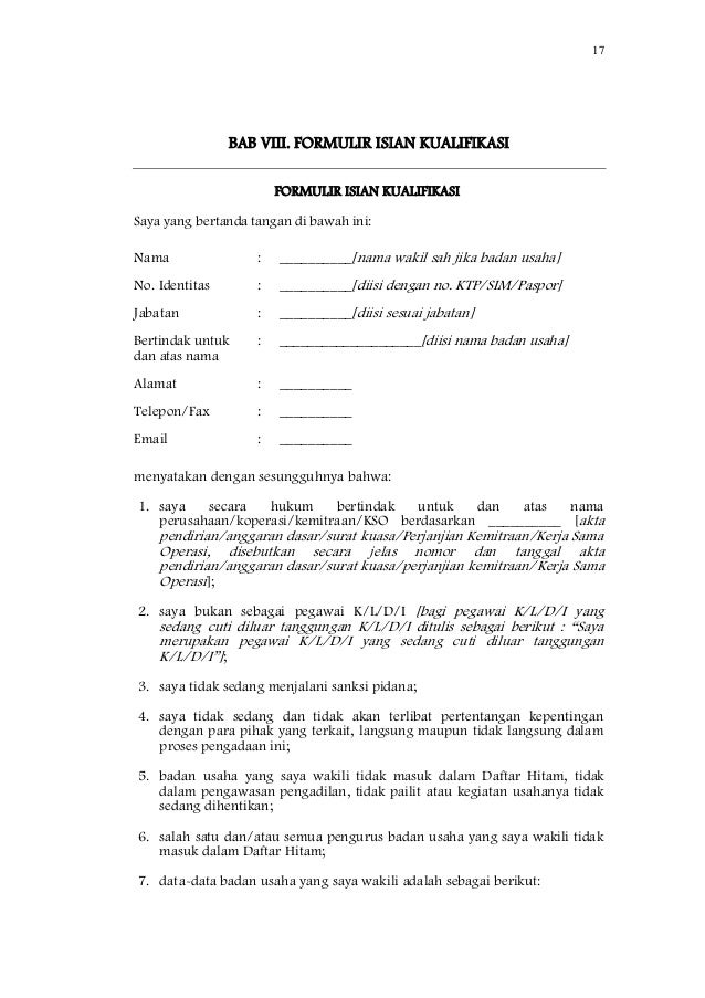 Sdp barang pengadaan langsung menggunakan spk