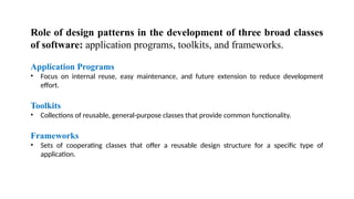 Comprehensive Introduction to Software Design Patterns and Object ...