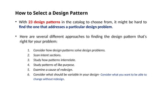 Comprehensive Introduction to Software Design Patterns and Object ...