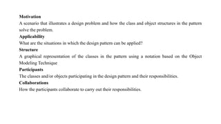 Comprehensive Introduction to Software Design Patterns and Object ...