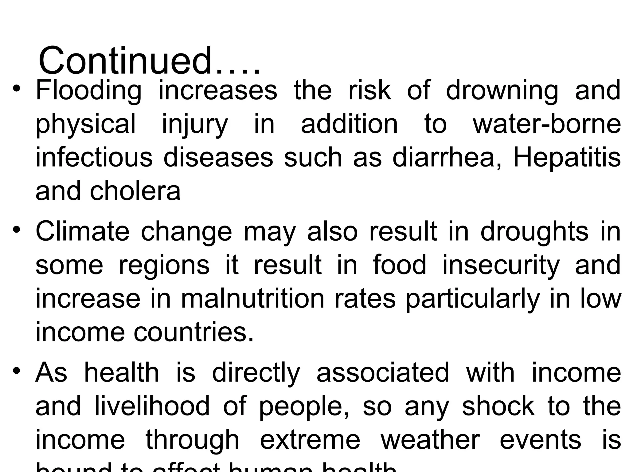 Climate Change and Human Insecurity in South Asia | PPT